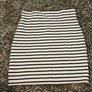 Striped Mini Skirt